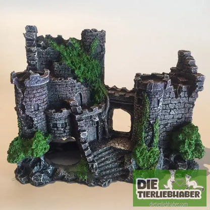 Aquarium-Dekoration aus Harz in Form eines Schlosses - Castle - Aquaristik