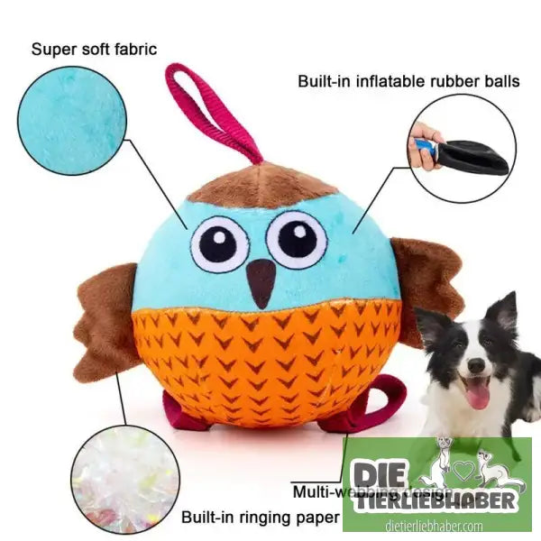 Aufblasbares Hundespielzeug gegen Langeweile - Orange - Spielzeug