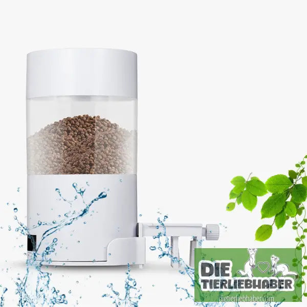 Automatischer Fischfütterer für Aquarien - White / 9x9x18cm - Aquaristik