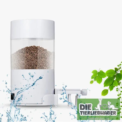 Automatischer Fischfütterer für Aquarien - White / 9x9x18cm - Aquaristik