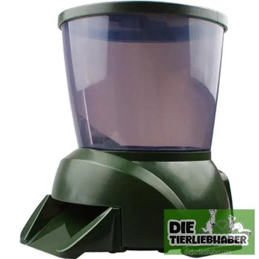 Automatischer Futterautomat für Aquarium & Teich - Green / 25x22.5x27.5cm - Haustierbedarf