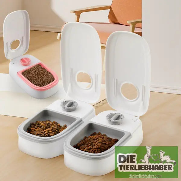 Automatischer Futterspender für Haustiere (Intelligenter Futterspender für Katzen und Hunde) - Futter- und Wassernäpfe