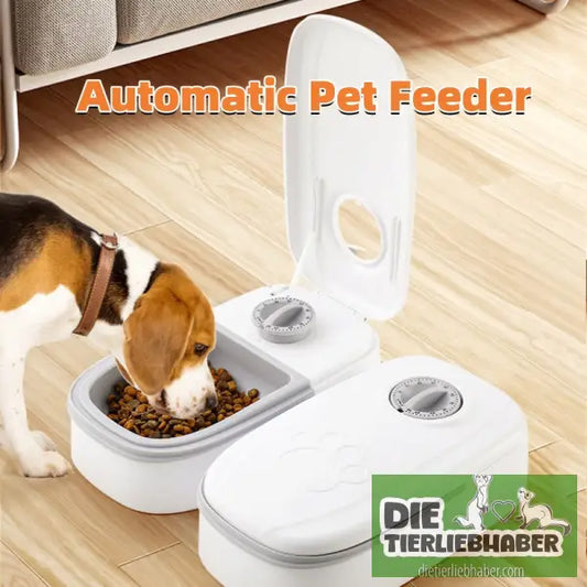 Automatischer Futterspender für Haustiere (Intelligenter Futterspender für Katzen und Hunde) - Futter- und Wassernäpfe