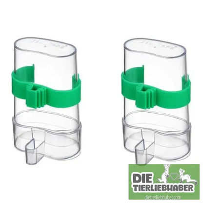 Automatischer Vogel-Wasserspender – Trinkschale für Vogelkäfig (transparent) 🐦💧 - 2pcs - Haustierbedarf