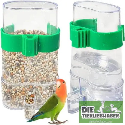 Automatischer Vogel-Wasserspender – Trinkschale für Vogelkäfig (transparent) 🐦💧 - Haustierbedarf