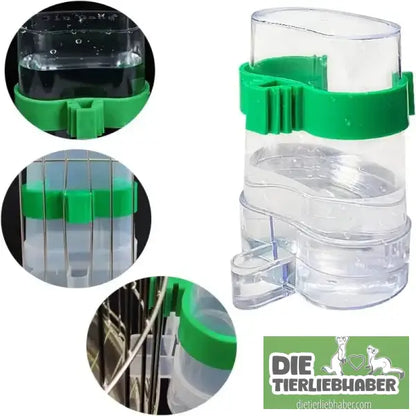 Automatischer Vogel-Wasserspender – Trinkschale für Vogelkäfig (transparent) 🐦💧 - Haustierbedarf