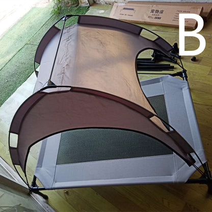 Haustier Überdachtes Hochbett, Feldbett Sonnenschutzzelt