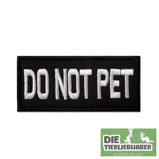 Bestickter Klett-Aufnäher - Hundegeschirr