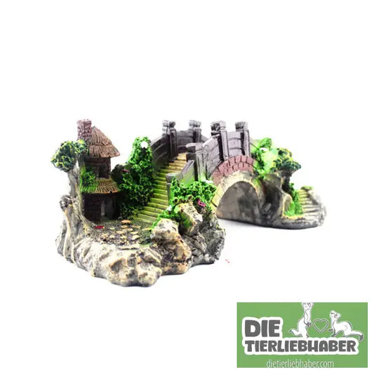 Brücke für´s Aquarium - Black Red Bridge Trumpet - Dekobrücke