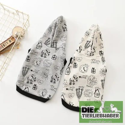 Cartoon Kapuzenpullover - Hunde und Katzenkleidung