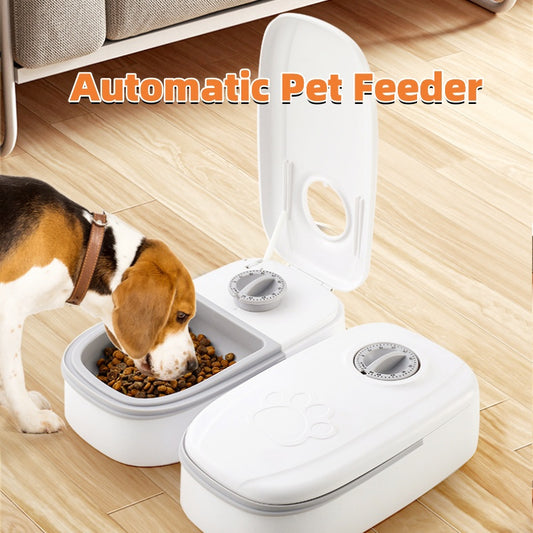 Automatischer Futterspender für Haustiere (Intelligenter Futterspender für Katzen und Hunde)
