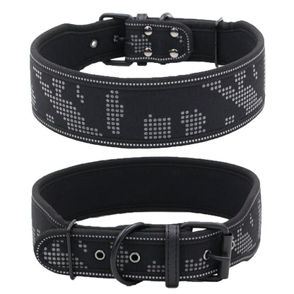 Reflektierendes Camouflage-Hundehalsband, bequemes Hundehalsband