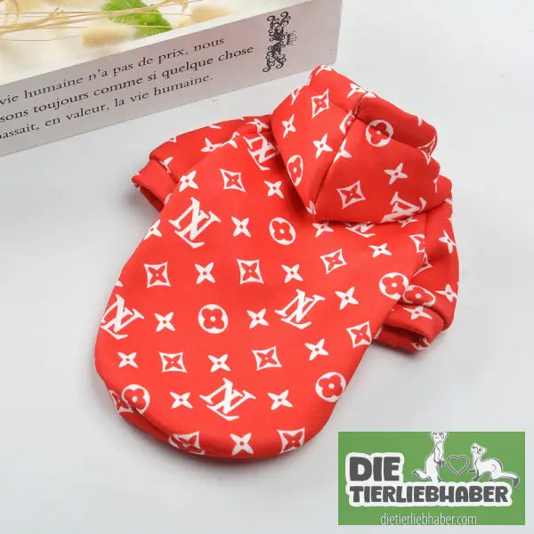 Dicker Hundepullover - Red Letter / L - Hunde Zubehör