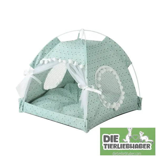 Einfaches und faltbares Outdoor-Zelt für Haustiere - Fragmented green / L - Haustierzelt