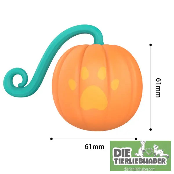 Elektrisch betriebener Leuchtball für Katzen - Pumpkin Cat Teasing Ball - Spielzeug