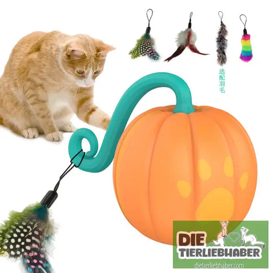 Elektrisch betriebener Leuchtball für Katzen - Spielzeug