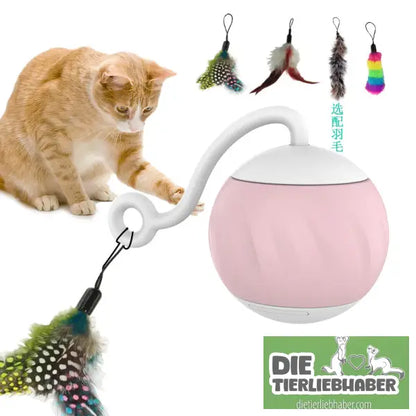 Elektrisch betriebener Leuchtball für Katzen - Spielzeug