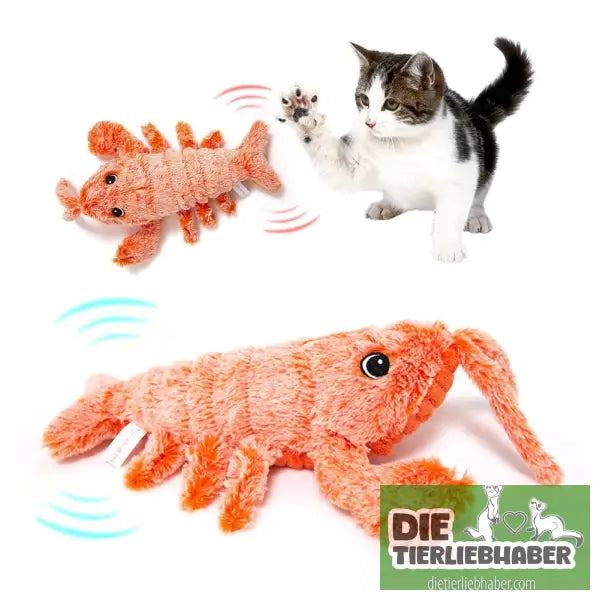 Elektrisches Haustierspielzeug – springende Garnele mit USB-Ladung - Spielzeug