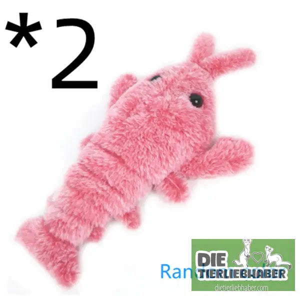 Elektrisches Haustierspielzeug – springende Garnele mit USB-Ladung - 2pcs Jumping shrimp random col / About 35CM / USB