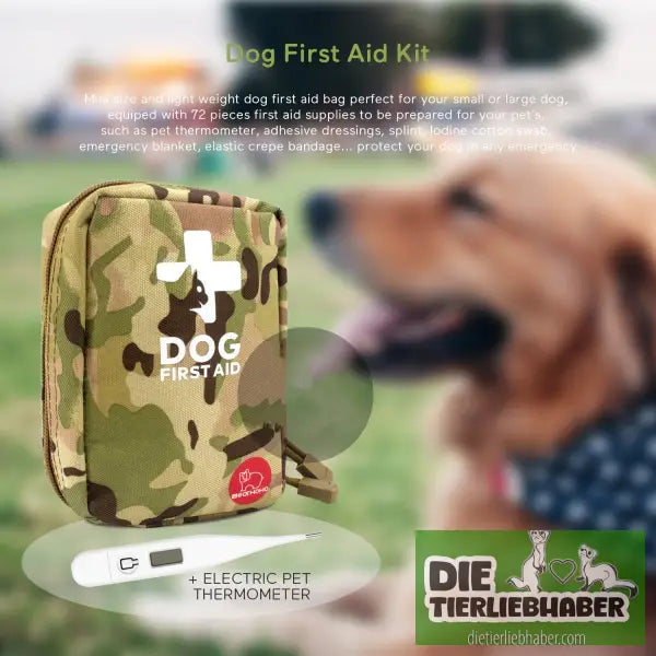 Erste Hilfe Set für ihr Haustier - Desert Camouflage - Erste Hilfe Tasche