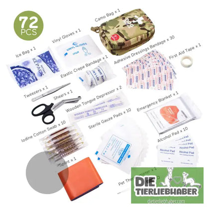 Erste Hilfe Set für ihr Haustier - Desert Camouflage - Erste Hilfe Tasche