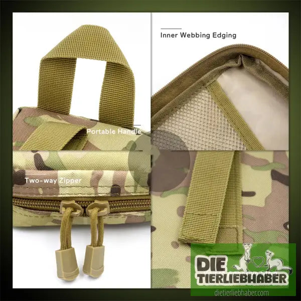 Erste Hilfe Set für ihr Haustier - Desert Camouflage - Erste Hilfe Tasche