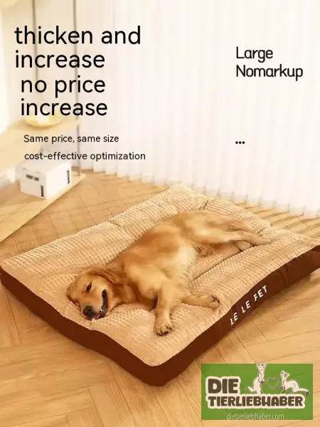 Fashion Kennel Vier-Jahreszeiten-Bett - Flauschiger Liegeplatz für Hund Katzen F