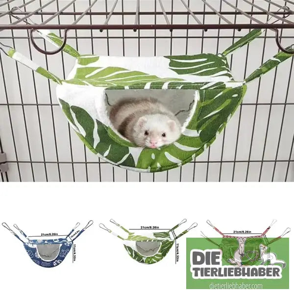 Ferret Hammock for Cage ，Guinea Pig Hideout Mouse Hammock Ferret Bed,Hamster Bed Hanging Hammock,Warm Bed for