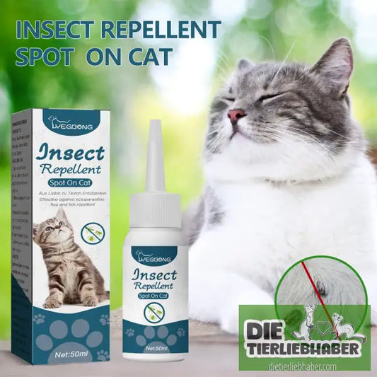 Floh- und Zeckenmittel für Haustiere - 50ml - Haustierbedarf