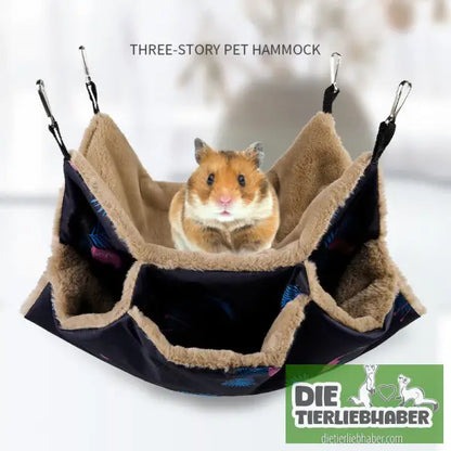 Frettchen-Hängebett und für Kleintiere - Flauschiger Liegeplatz für Hund Katzen F