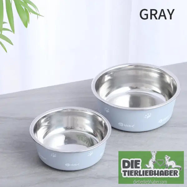 Futter oder Wassernapf - Gray / L - Futter- und Wassernäpfe