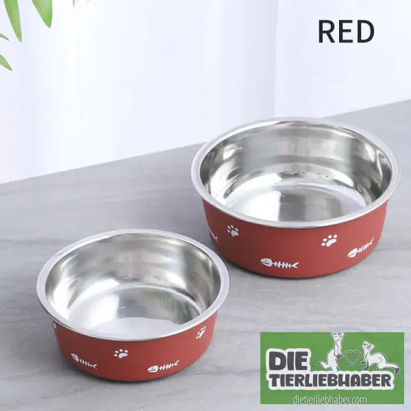 Futter oder Wassernapf - Red / L - Futter- und Wassernäpfe