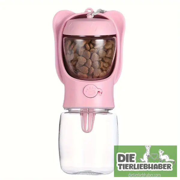Futter und Wassernapf für unterwegs - Pink / 350ml - Alles Rund ums Pferd