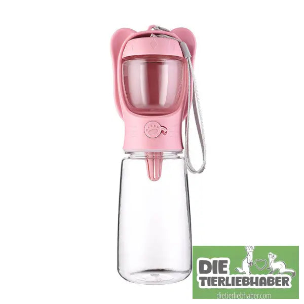 Futter und Wassernapf für unterwegs - Pink / 550ml - Alles Rund ums Pferd