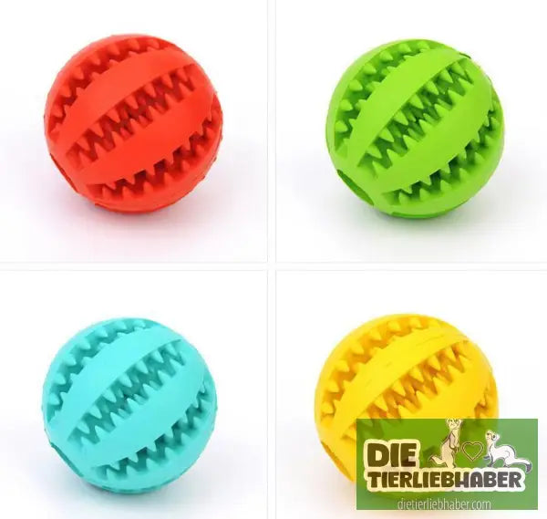 Futterball aus Gummi mit integriertem Futterbehälter - Spielzeug