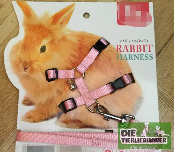 Geschirr für kleine Haustiere - Pink / 1 - Tierbedarf