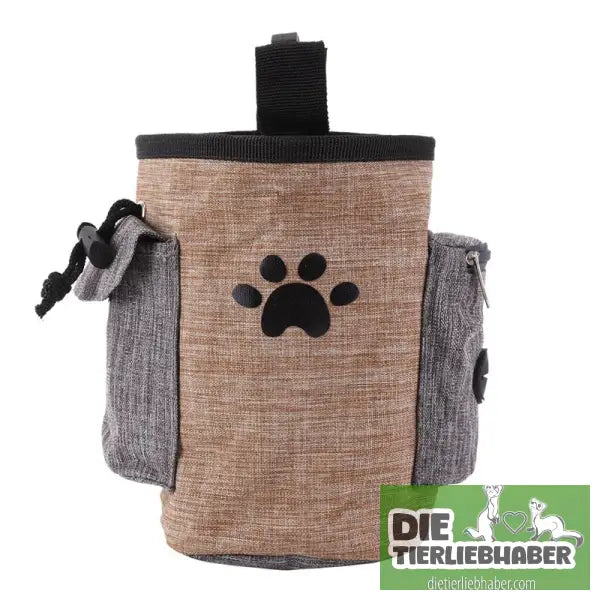 Gürteltasche für Haustiere - Beige - Training
