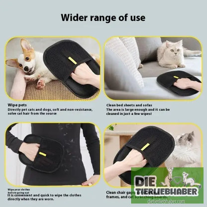 Haarentfernungshandschuh für Kleidung Couch oder Teppiche - Haustier Zubehör