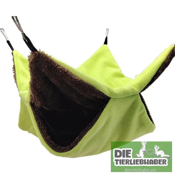 Hängematte fuer Kleintiere - Green / L - Alles fürs Frettchen