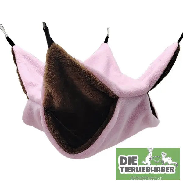 Hängematte fuer Kleintiere - Pink / L - Alles fürs Frettchen