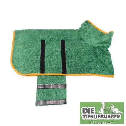 Haustier-Bademantel aus Mikrofaser - GREEN / L - Pflege
