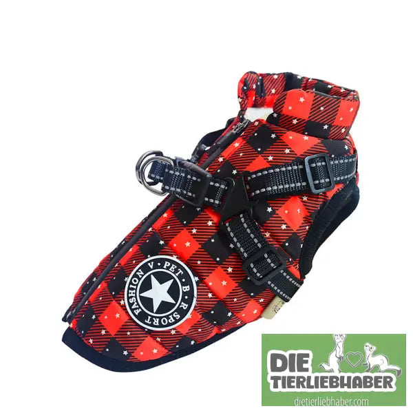 Haustier-Baumwollkleidung Winterkleidung - Lattice / 5XL - Hunde und Katzenkleidung