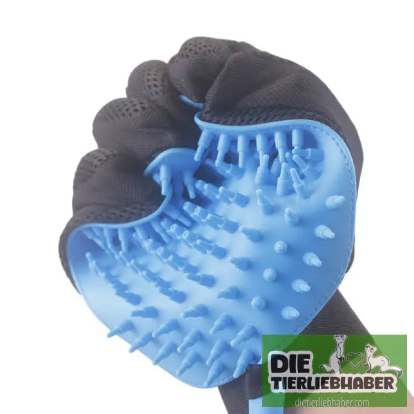 Haustier Duschhandschuh inkl. Schlauch - Blue - Hunde Zubehör