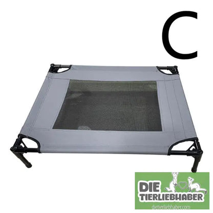 Haustier Überdachtes Hochbett Feldbett Sonnenschutzzelt - C / 60x45x16cm - Sonnenliege für Hunde oder Katzen