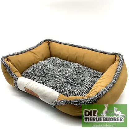 Haustiernest abnehmbare und waschbare Haustiermatte - Flauschiger Liegeplatz für Hund Katzen F