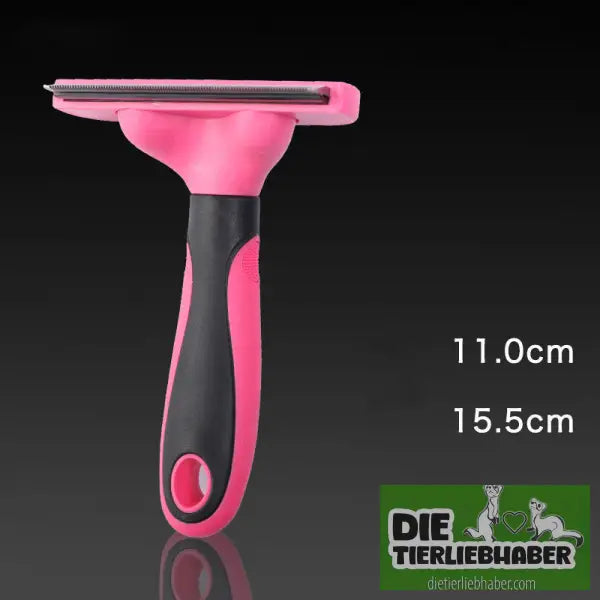 Haustierpflegewerkzeug Hundekamm - Rose Red / L - Haustierbedarf