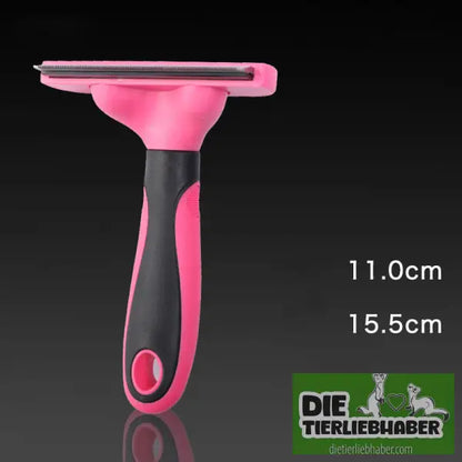 Haustierpflegewerkzeug Hundekamm - Rose Red / L - Haustierbedarf
