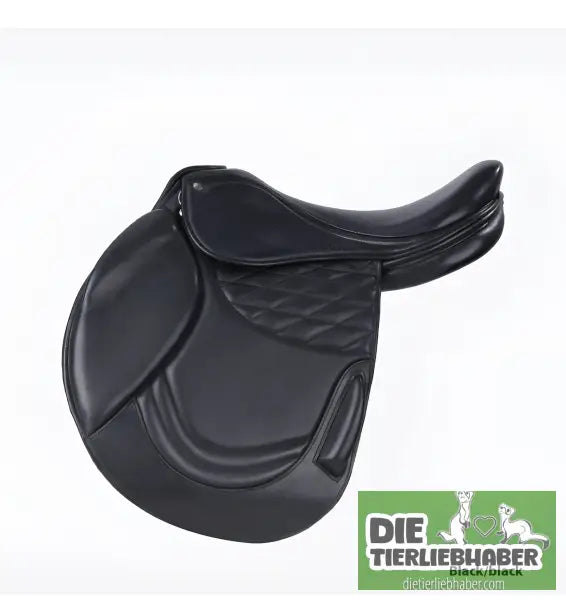 Hochwertiger Rindsledersattel für Hindernis mit optimaler Stabilität - Black Saddle / 17 - Alles Rund ums Pferd