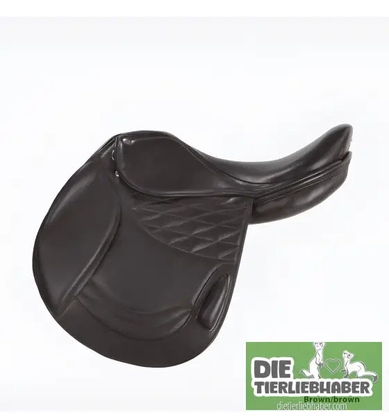 Hochwertiger Rindsledersattel für Hindernis mit optimaler Stabilität - Brown Saddle / 17 - Alles Rund ums Pferd