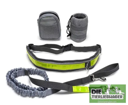 Hunde Joggingleine - Gray / Q1set - Hunde Zubehör